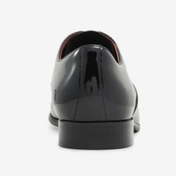 NWOB Ted Baker Men's Ogilvie Oxford in Black Patent Leather Size 10 - Picture 9 of 14